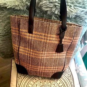 Eddie Bauer tweed bag! Like new